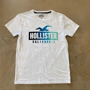 Men’s Hollister Tee (white with color logo)